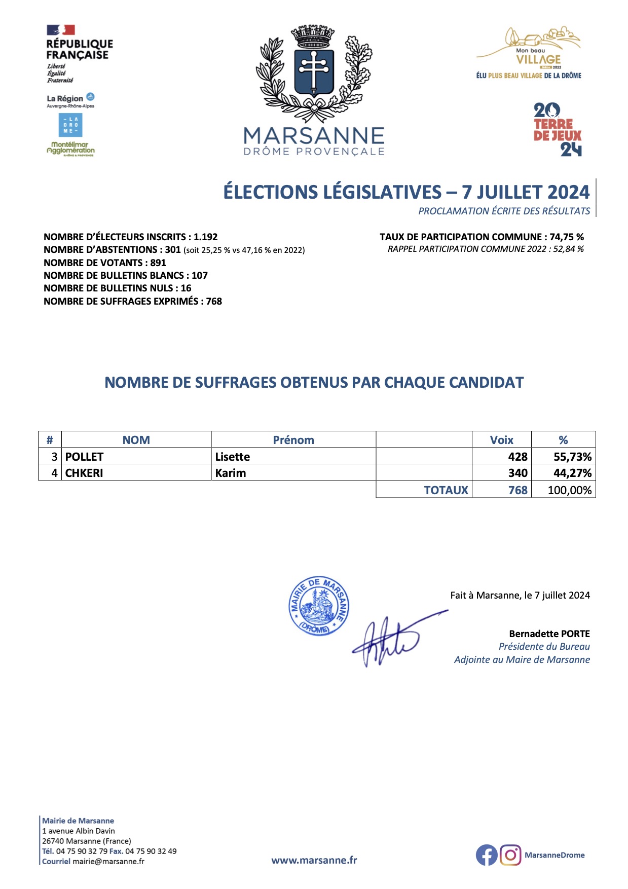 20240707 LEGISLATIVES PROCLAMATIONS ECRITES SOIR